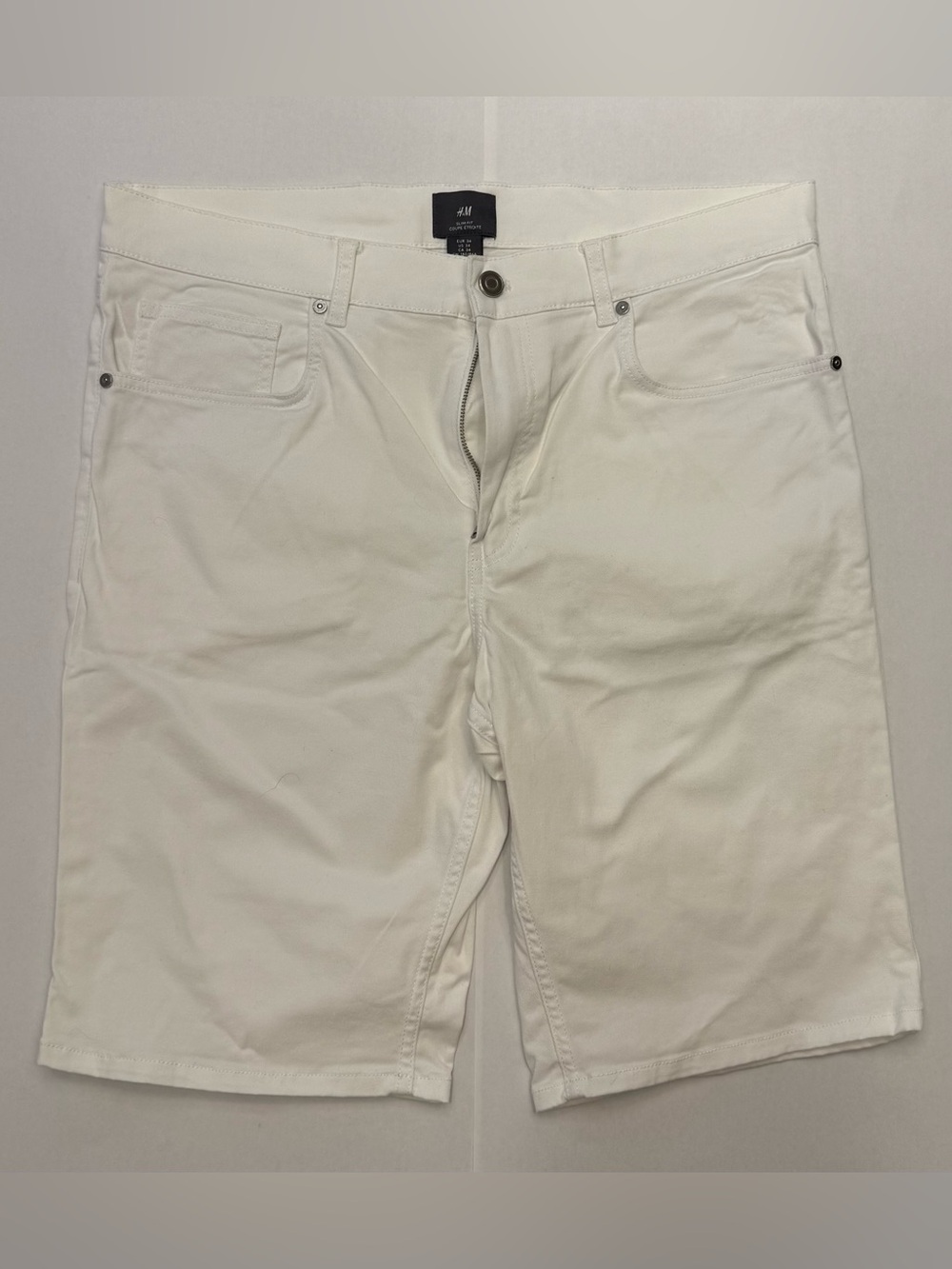 H&M White Men’s Casual Shorts